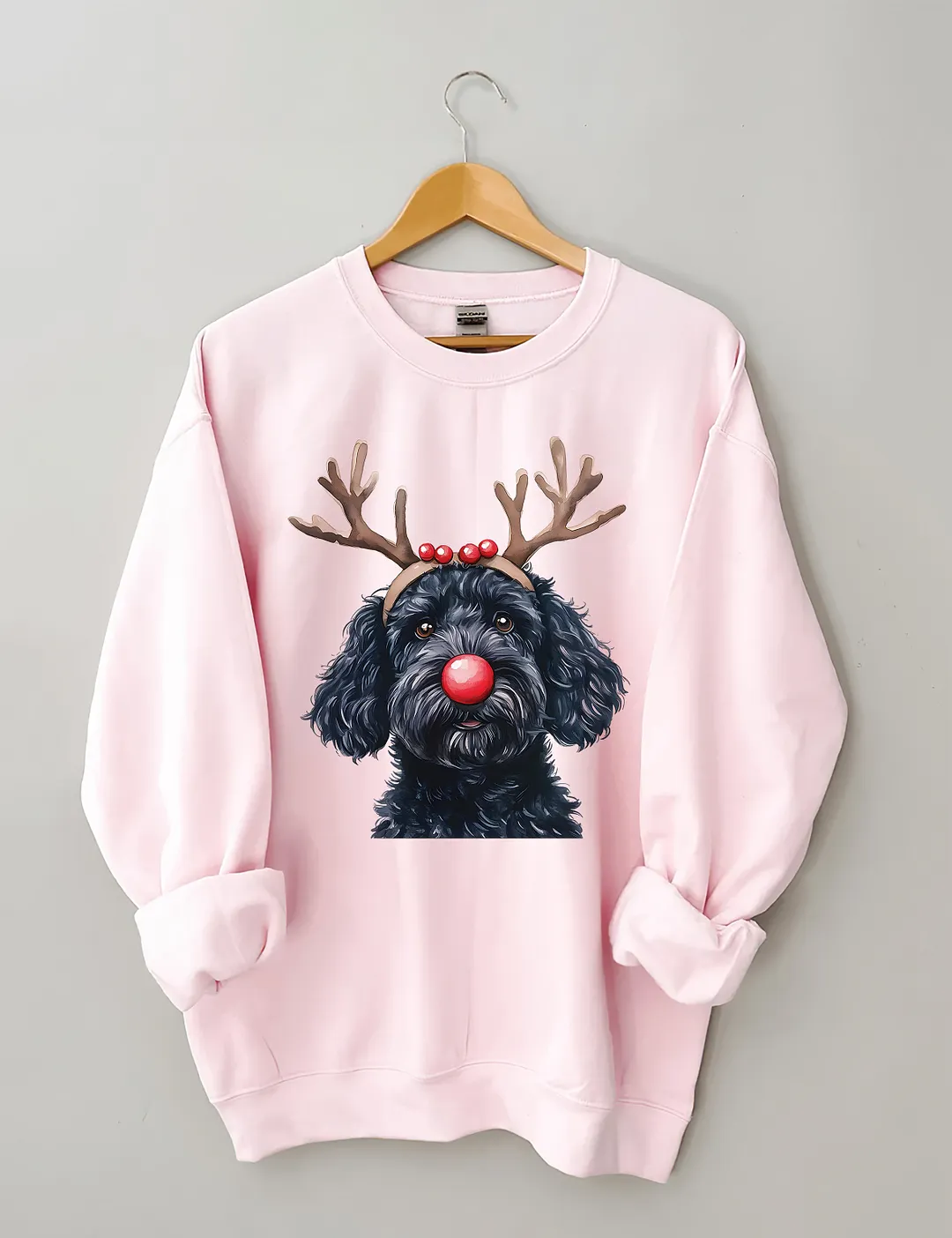 Christmas Black Goldendoodle Sweatshirt
