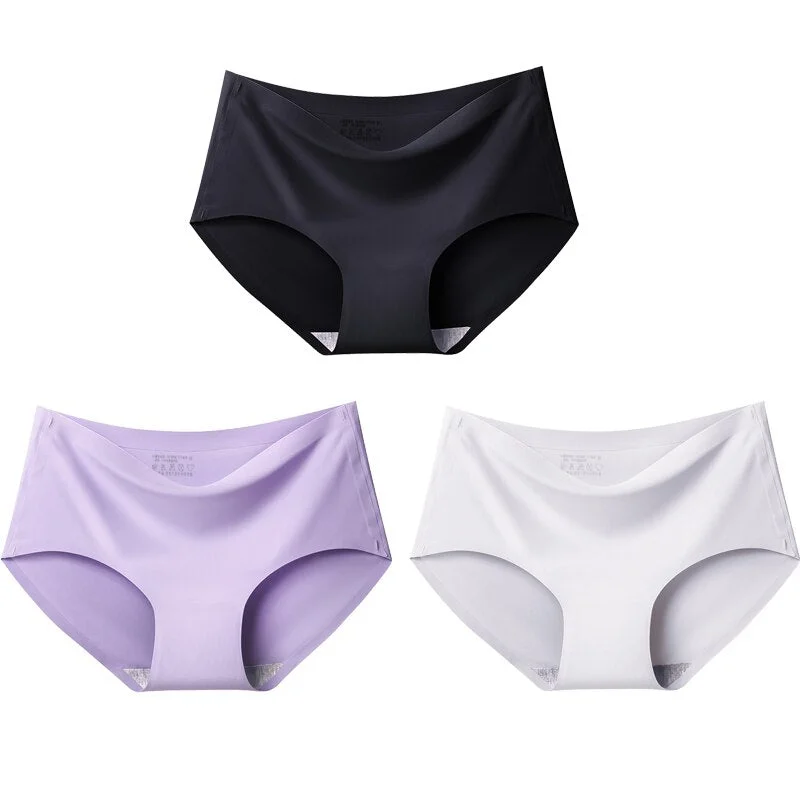 Meet'r 3Pcs/lot Seamless Panty Set Underwear Female Comfort Intimates Female Low-Rise Briefs G String Lingerie Drop Shipping