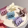 Pretty Butterfly Frosting Plain Color Hair Claw