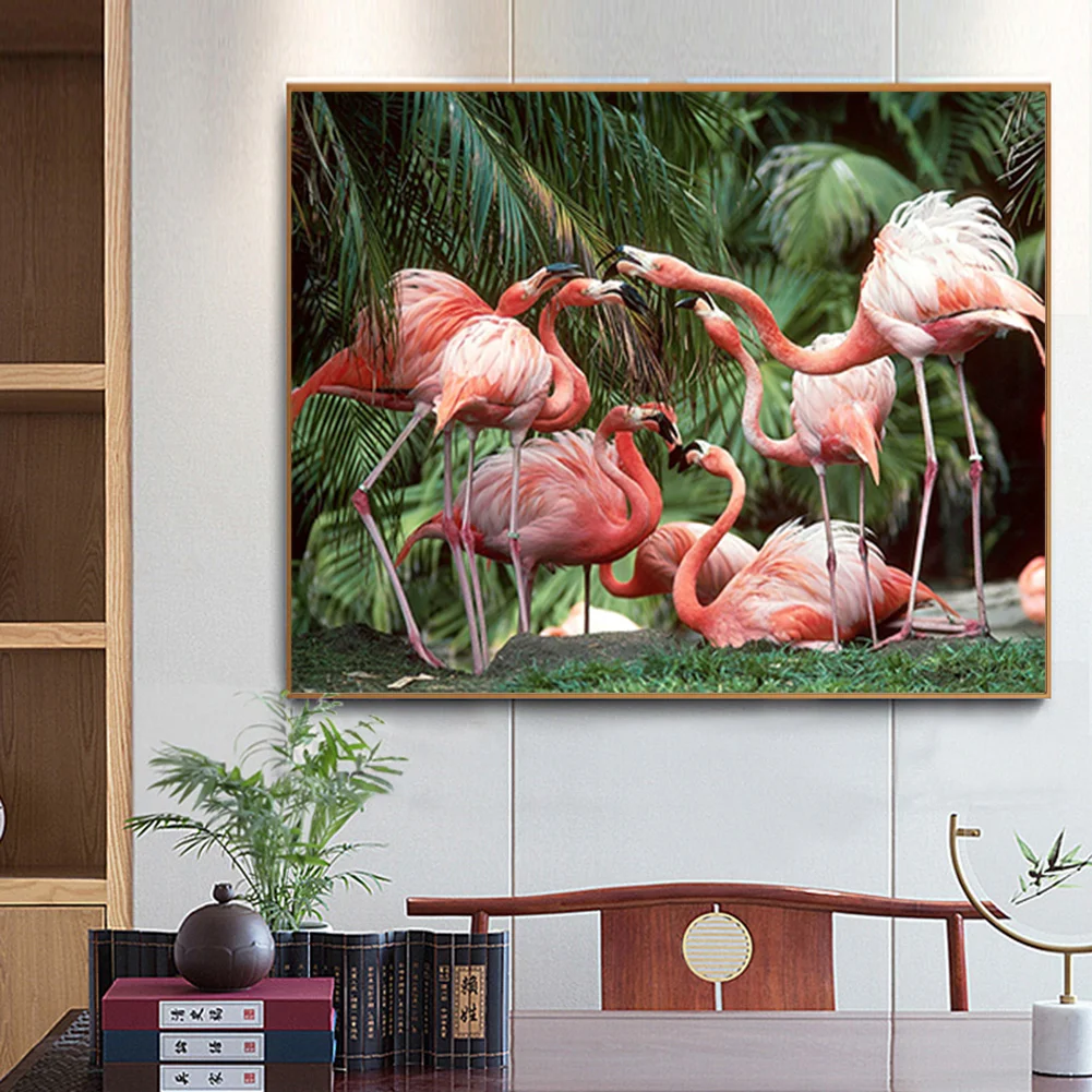 DIY Paint By Number 50*40cm - Flamingo