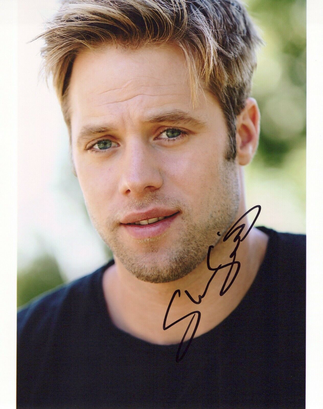 Shaun Sipos head shot autographed Photo Poster painting signed 8x10 #3