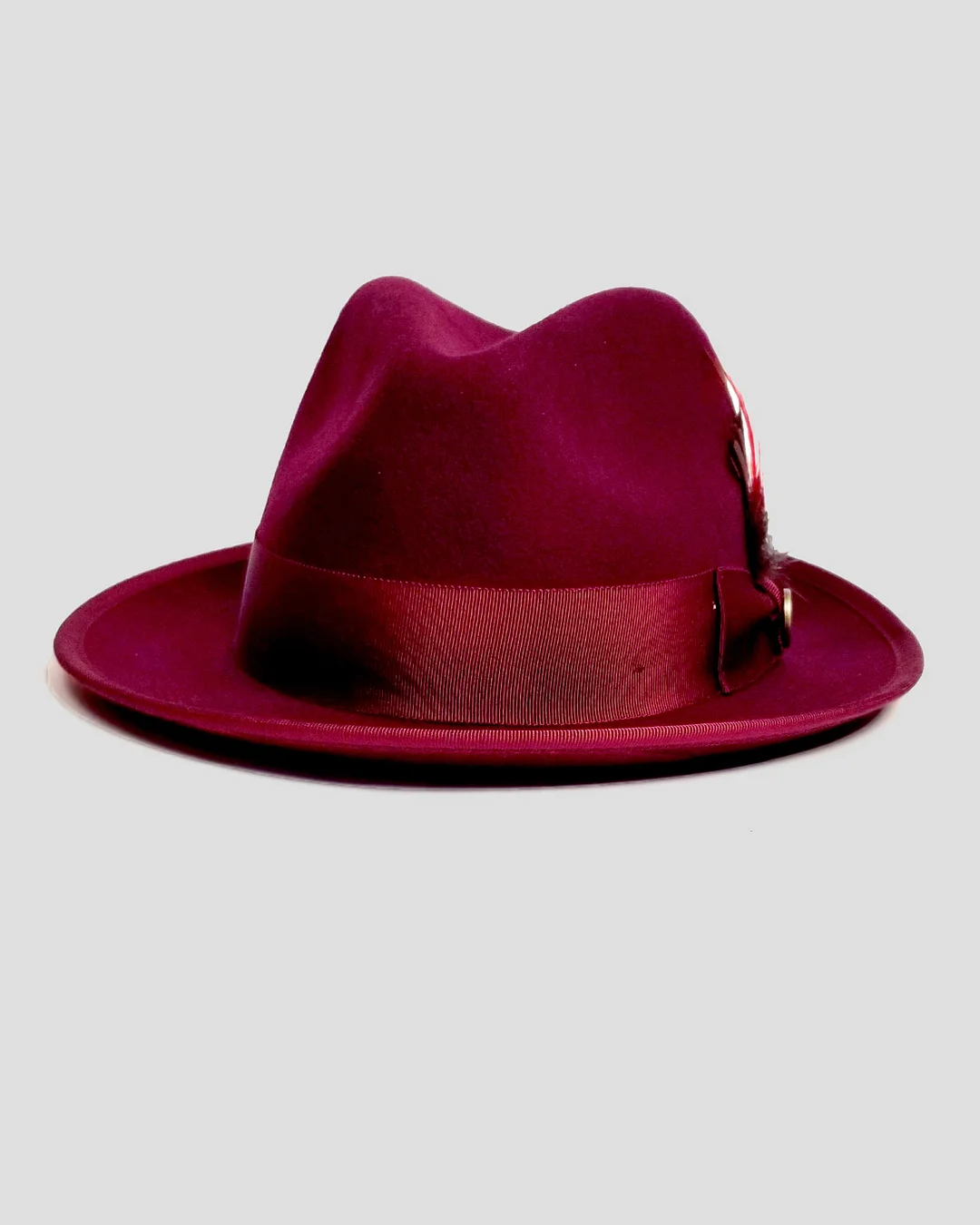Miller Ranch-SG Trilby Fedora &ndash; Burgundy