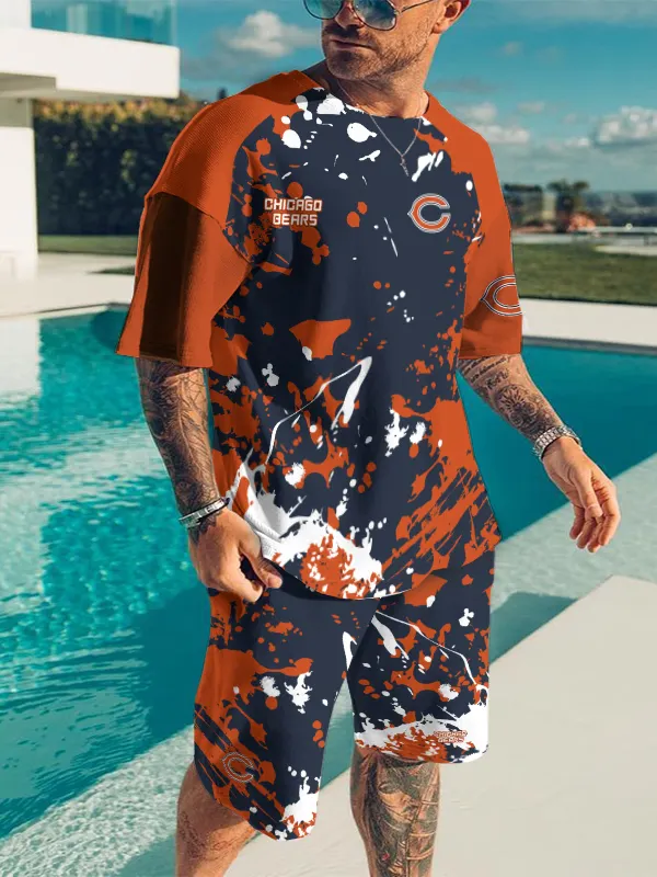 Chicago Bears Limited Edition Top And Shorts Two-Piece Suits