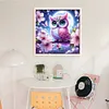 Pink Owl-11CT Stamped Cross Stitch 40*40cm/15.75*15.75in