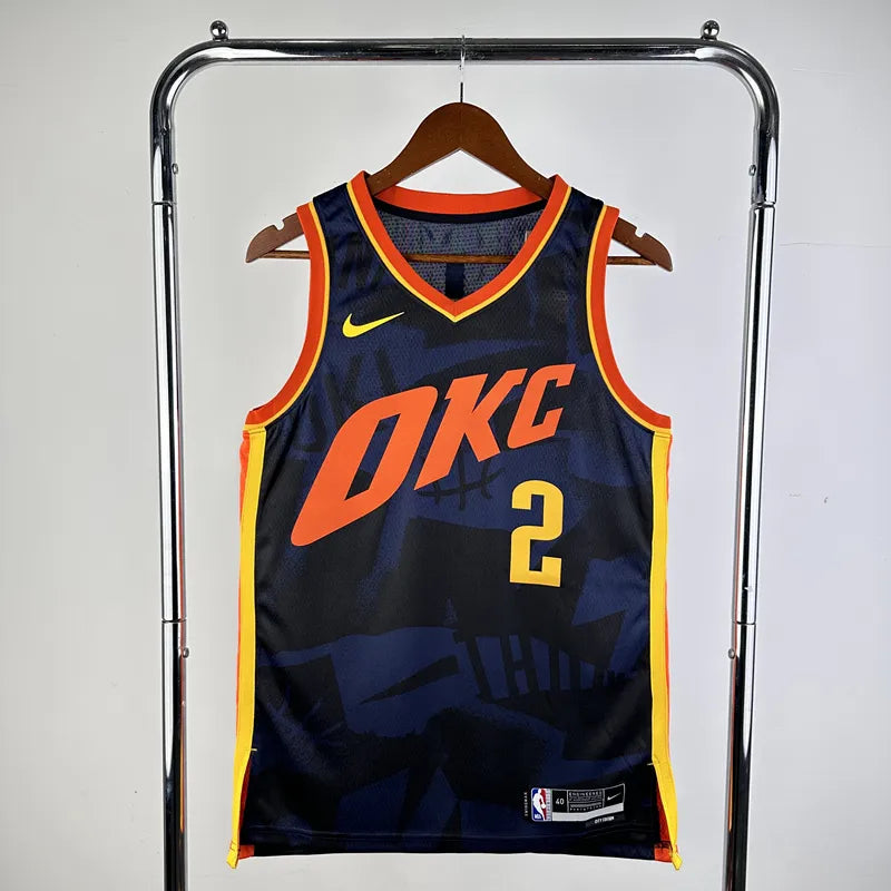 Maillot Oklahoma 2 GILGEOUS-ALEXANDER  NBA Basket Maillot De Fou, site maillot de foot pas cher