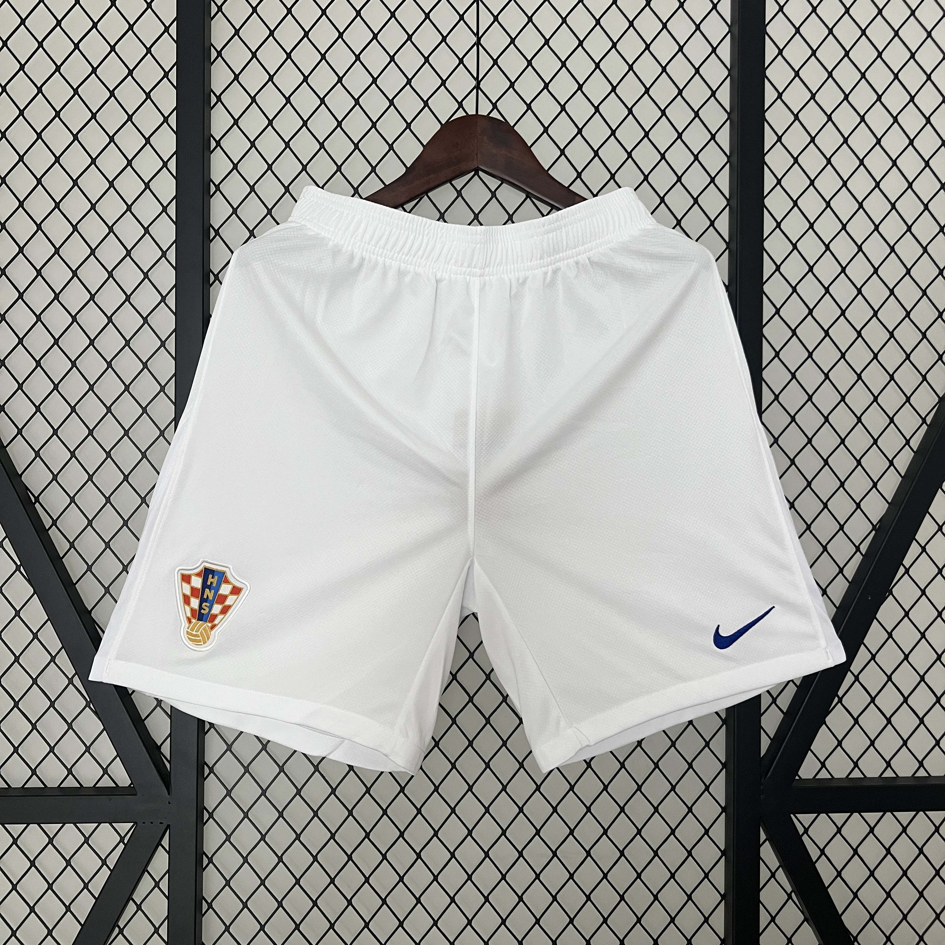 2024 Croatia Home ShortsFootball Shirt 1:1 Thai Quality