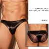 Men's Lace Briefs Sexy Low Waist Fashion Hip-Lifting Briefs