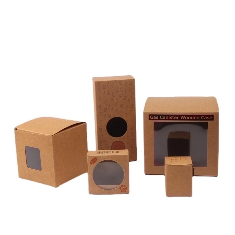 Minimalist Solid Color Kraft Paper Paper Box 1 Piece