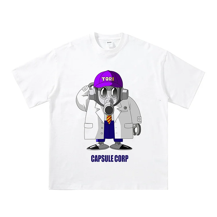 Pure Cotton Capsule Corp.  Akira Toriyama Robot T-shirt weebmemes