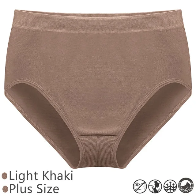 High Waist Panties for Women M-3XL Control Panties Body Shaper Seamless Plus Size Briefs Sexy Underwear Underpants Butt Lifter