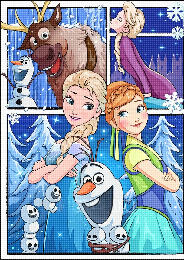Cartoon Disney 40*50CM (Canvas) Full Round Drill Diamond Painting gbfke