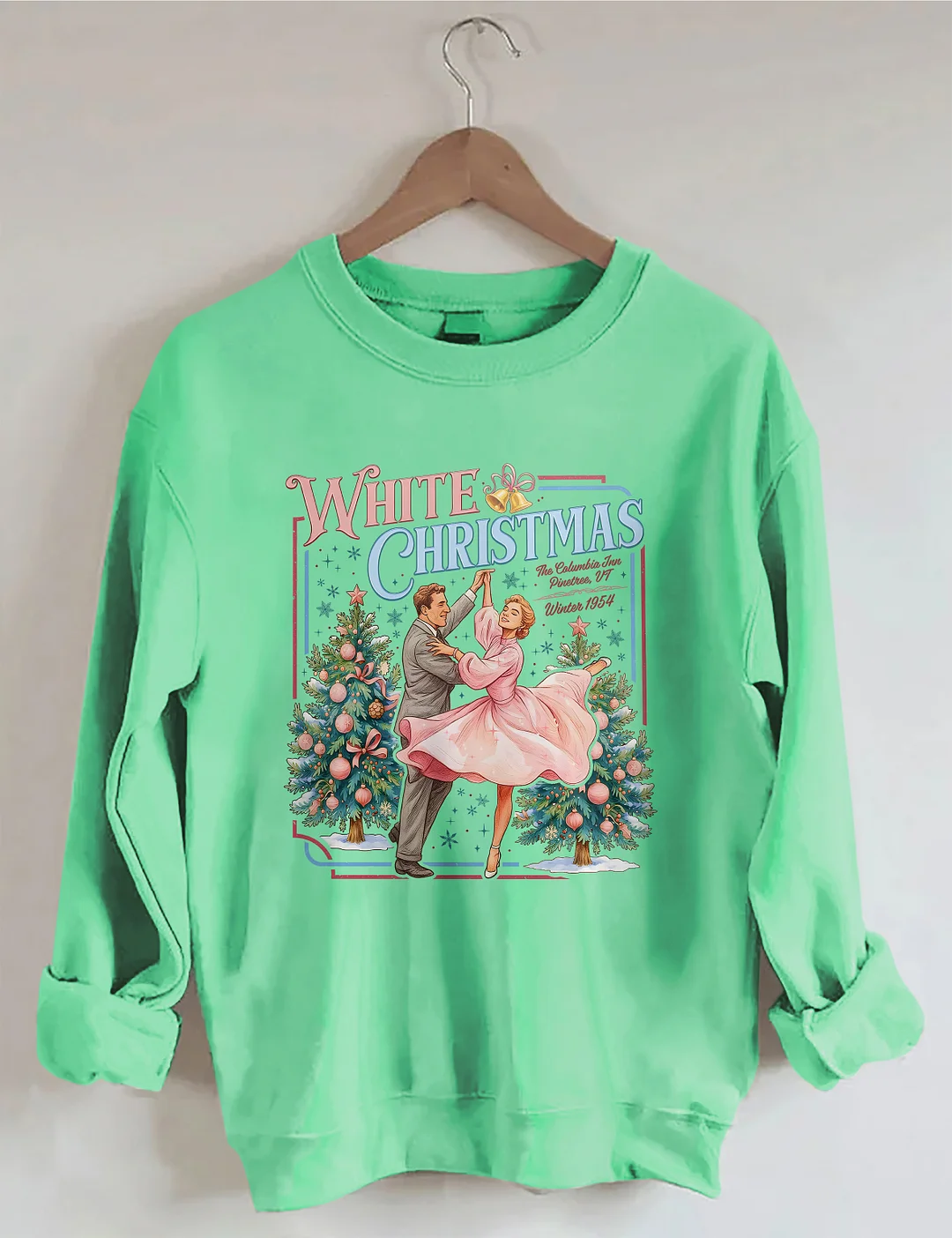 Haynes Sisters White Christmas Sweatshirt