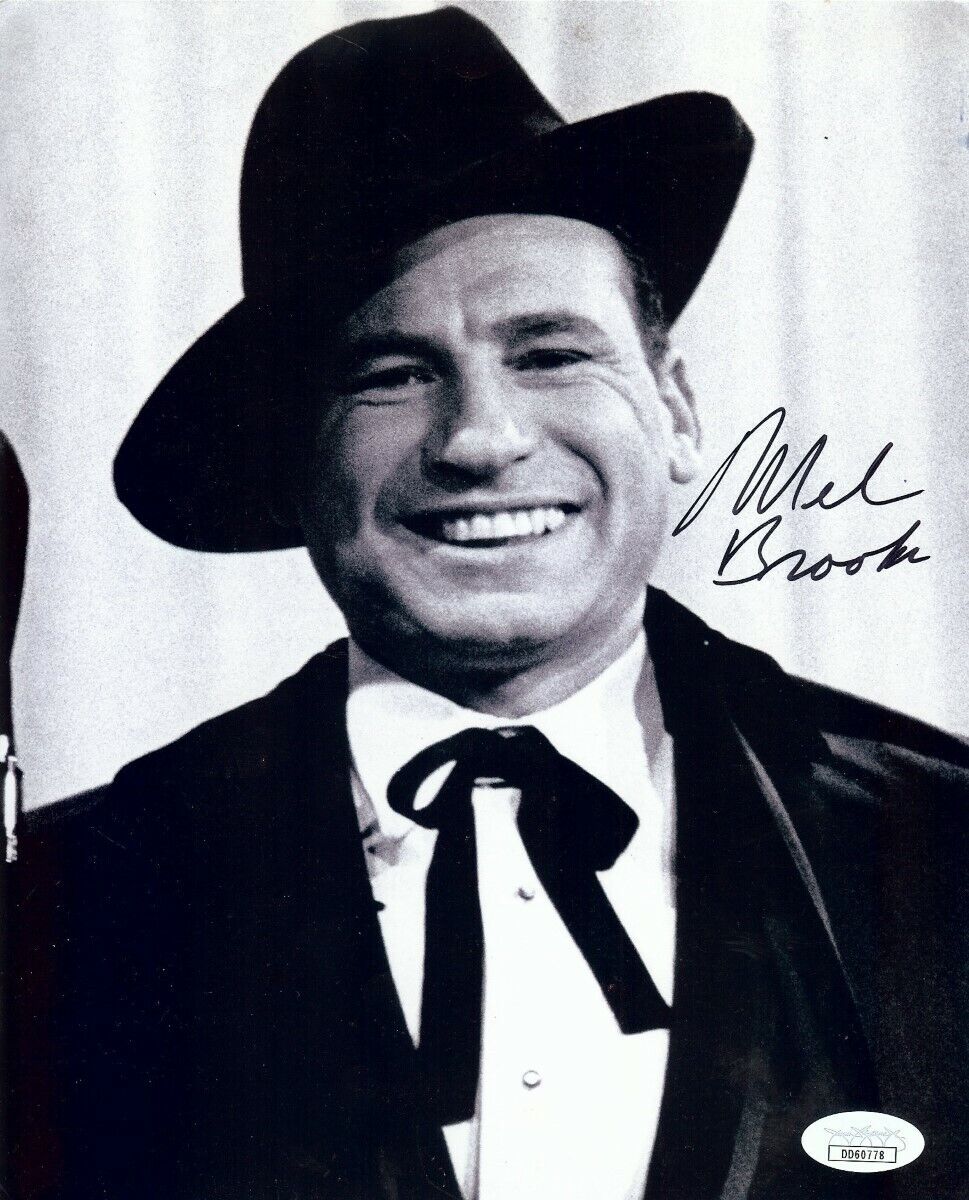 Mel Brooks Signed Autographed 8X10 Photo Poster painting Vintage Head Shot w/Hat JSA DD60778