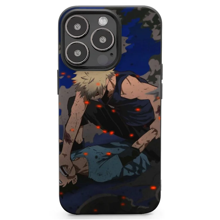 Izuku Midoriya Katsuki Bakugou Anime My Hero Academia Phone Case Mobile Phone Shell IPhone 13 and iPhone14 Pro Max and IPhone 15 Plus Case - Heather Prints Shirts