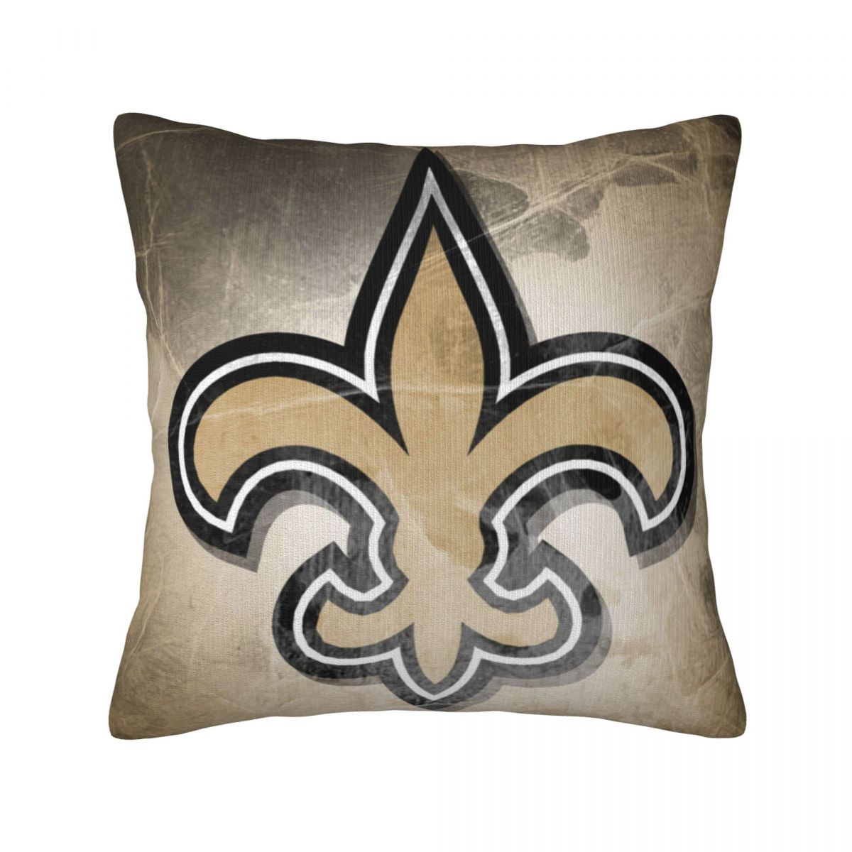 New Orleans Saints Marble Logo Throw Pillows 18 x 18 inch