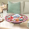 DIY Mandala Flower Diamond Painting Dining Plate Home Dining Table Fruit Tray Kits