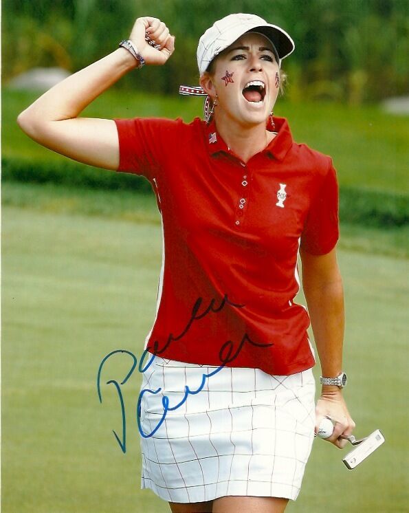 LPGA Paula Creamer Autographed Signed 8x10 Photo Poster painting COA 5