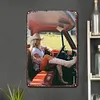 Pin Up Girl Car - Metal Tin Signs(8*12Inch/12*16Inch)