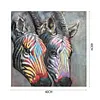 uk.everydayedeals (Limited Stock)Paint By Number - Oil Painting -  Zebra (40*40Cm)