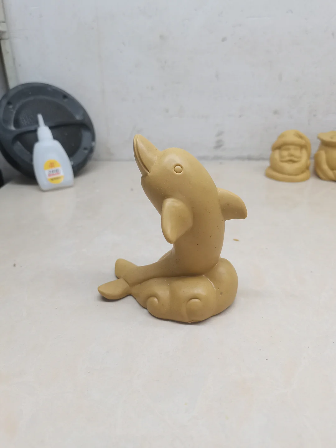 [Earlybird Price] 2 Dolphins leaping above the waves Porcelain Toilet Bolt Covers