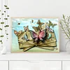 Diamond Painting-DIY Full Round Drill Book Butterfly