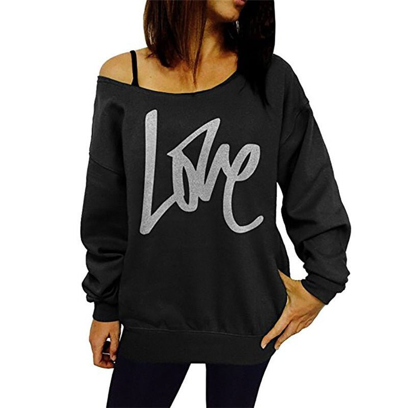 Plus size 5 XL love Women hoodies sweatershirt 2021 O Neck Fashion Couple streetwear Casual Trend Tops