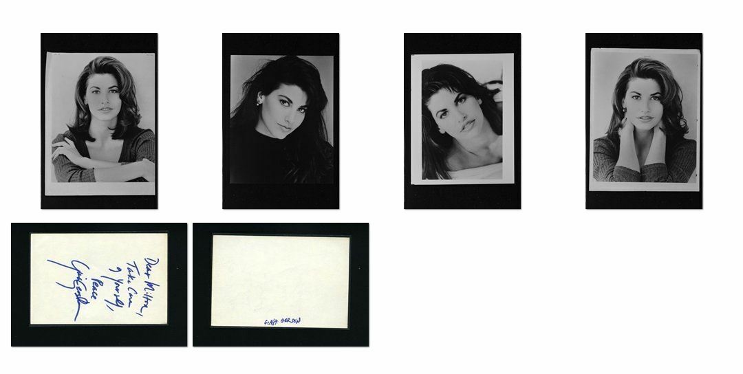 Gina Gershon - Signed Autograph and Headshot Photo Poster painting set - Showgirls