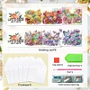 (US Only)6PCS DIY Diamond Art Greeting Cards Creative Birthday Card Kit Gifts (Butterfly)