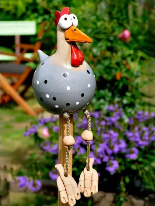 Chicken Decor Outdoor Garden Statues Sculptures