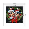 Christmas Mickey Minnie-11CT Stamped Cross Stitch 40*40cm/15.75*15.75in