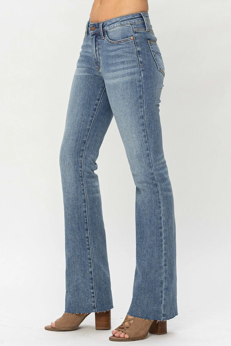 Judy Mid-Rise Tummy Tuck Bootcut Jeans