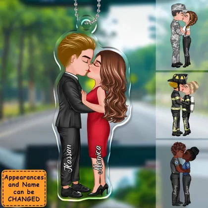 Valentine's Day Macorner Christmas Funny Ornament Gift For Couple - Acrylic Customized Christmas Ornaments 2025