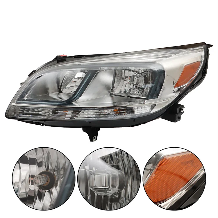 SEBLAFF Headlight Assembly Driver Side Replacement for 2016 Malibu Limited LS / 2013-2015 Malibu LS Headlamp Halogen Model GM2502363