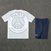 2025/2026 Psg Paris Pre-Match Training White Shirt+Shorts 1:1 Thai Quality