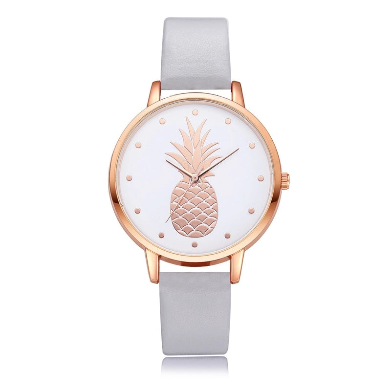 Minimalist Pineapple Buckle Quartz Women’s Watches