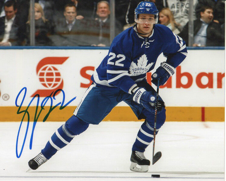 Toronto Maple Leafs Nikita Zaitsev Signed Autographed 8x10 Photo Poster painting COA A