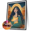 (40*60cm)Girl - Round AB Drill Diamond Painting