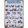 Lambretta Motorcycle - Vintage Metal Signs - 20*30cm/30*40cm - Warning