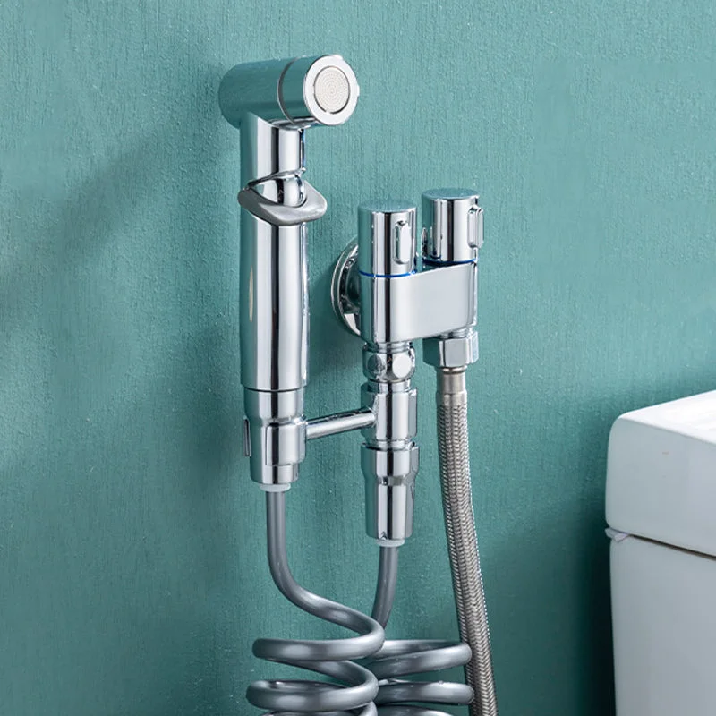 Double Control Mini Shower, Handheld Toilet Bidet Sprayer