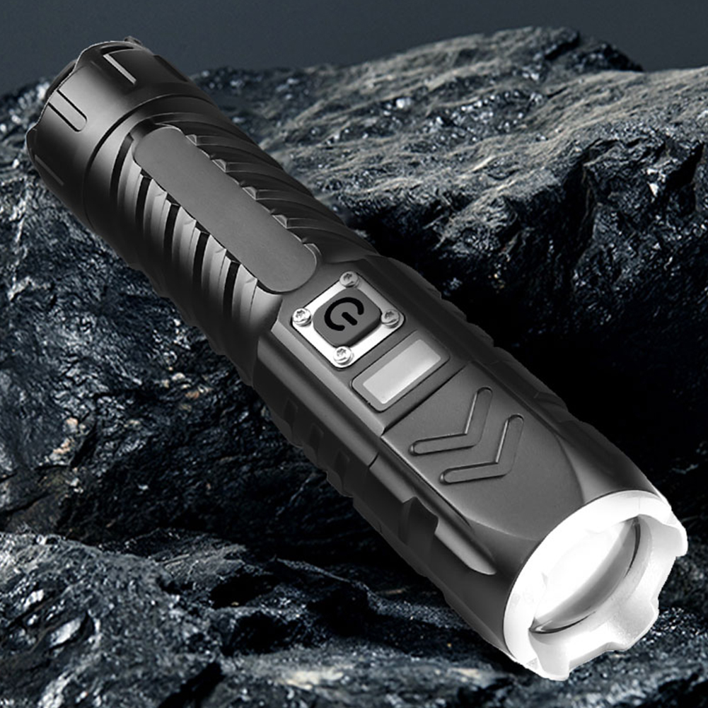 

Waterproof Telescopic Zoomable 1800LM Camping Xhp90 LED Flash, 501 Original