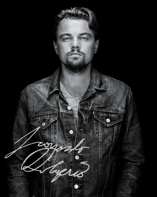 Leonardo DiCaprio Autograph Signed Photo Poster painting Print