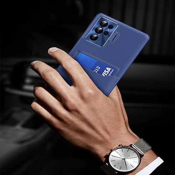 Samsung Card Slot Metal Bracket Phone Case