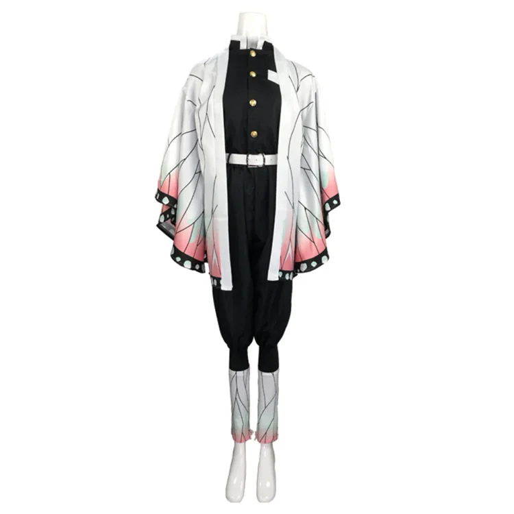 Anime Demon Slayer Kochou Shinobu Cosplay Costumes Outfits Halloween Carnival Suit