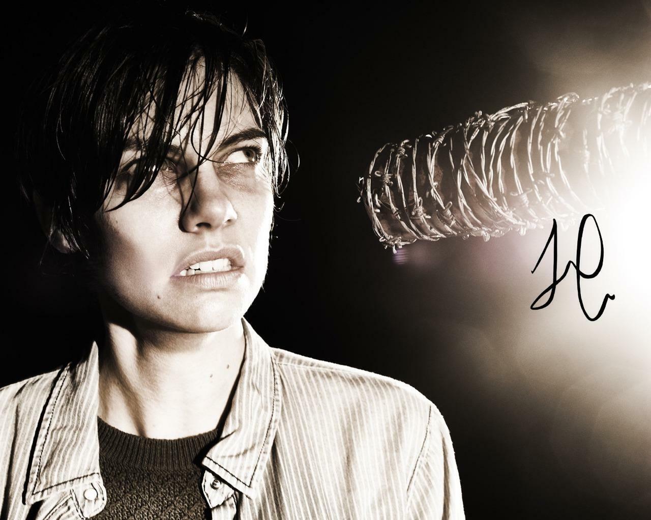 LAUREN COHAN The Walking Dead S7 SIGNED AUTOGRAPHED 10 X 8