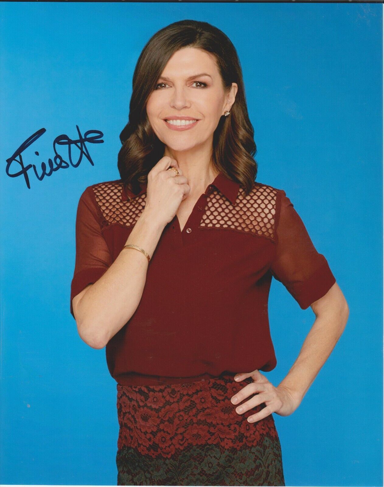 Finola Hughes General Hospital All My Children Original Signed 8X10 Photo Poster painting #3