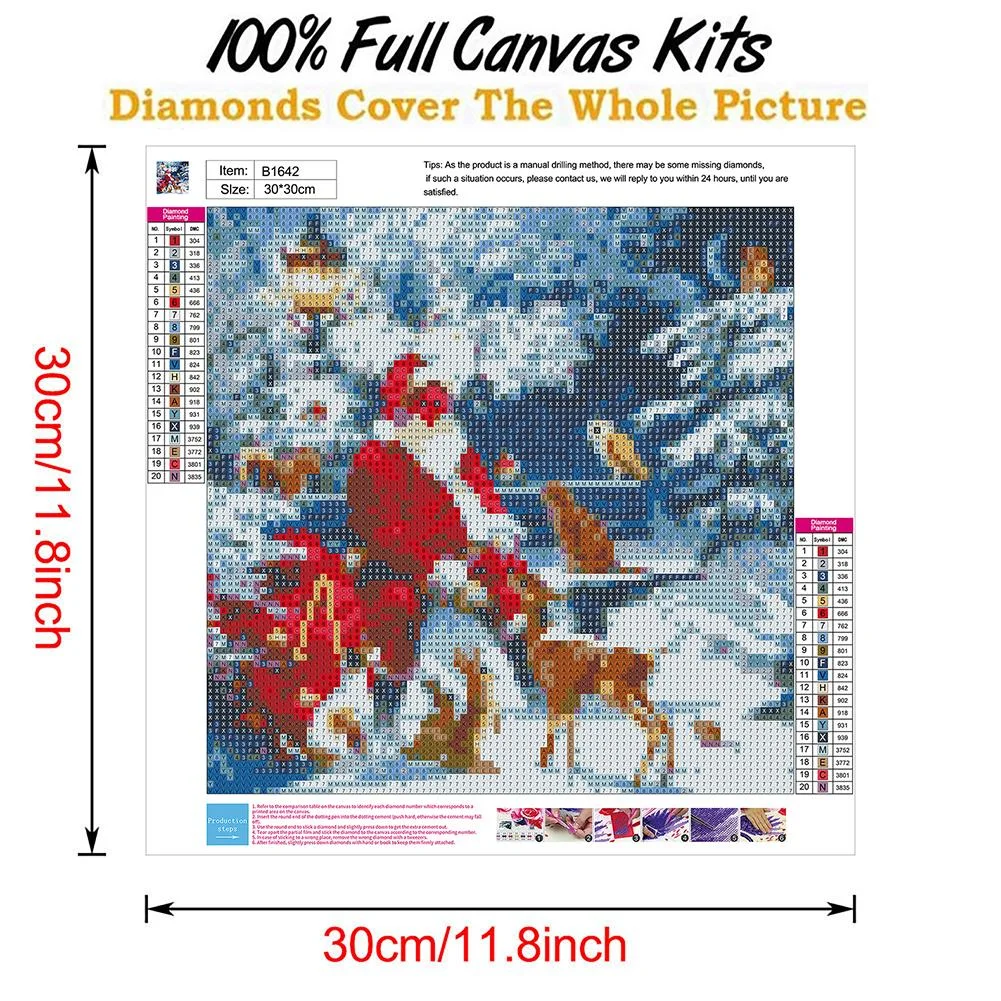 Diamond Painting - Full Round Drill - Christmas(30*30cm)