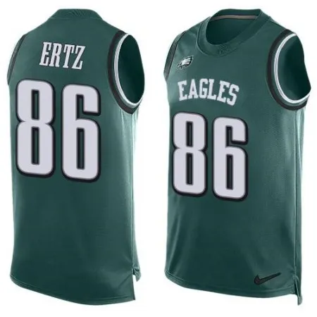 Eagles #86 Zach Ertz Midnight Green Team Color Men's Stitched NFL Limited Tank Top Jersey