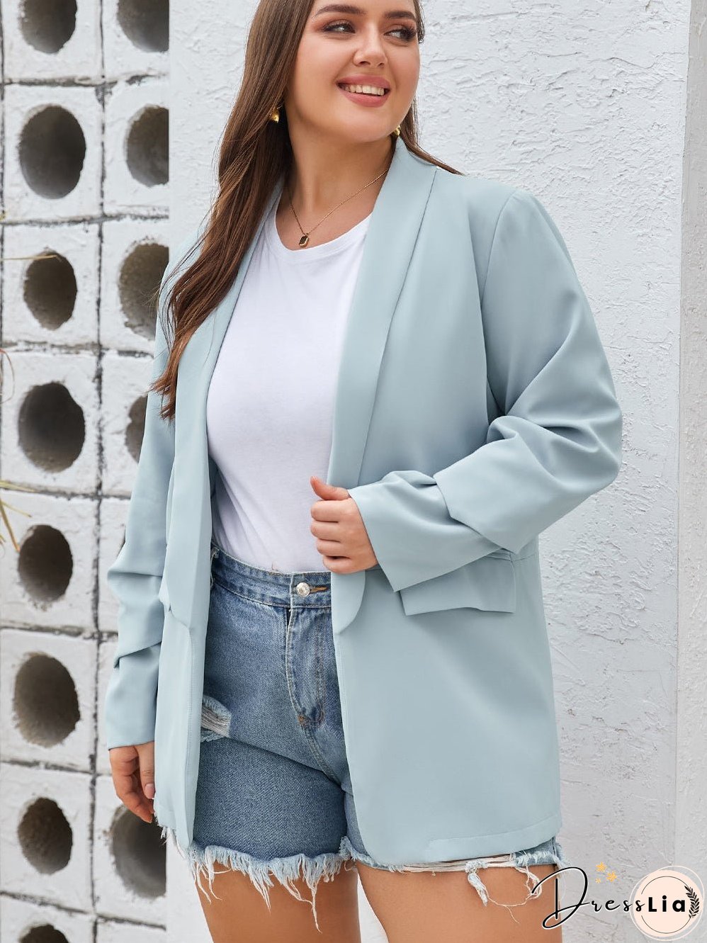 Plus Size Blazer Jacket