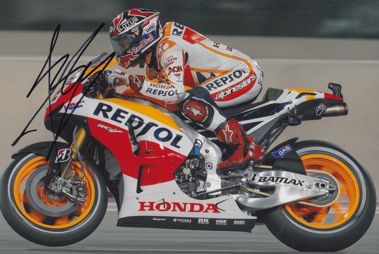 Marc Marquez Hand Signed 12x8 Photo Poster painting MotoGP Autograph Repsol Honda 5