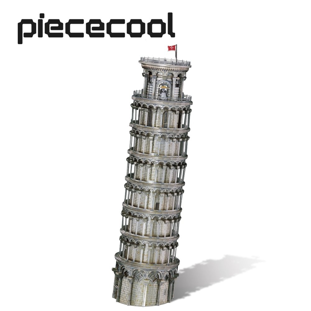 OKPUZZLE 3D Metal Puzzle-Italia Famous Souvenir Miniature Building Jigsaw Mini Torre Di Pisa Metal Leaning Tower DIY Model Kits,okpuzzle,3dpuzzle,puzzle shop,puzzle store